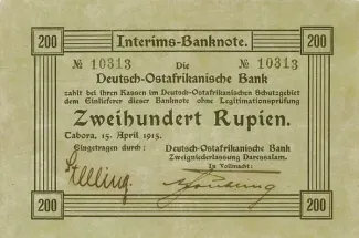 German East Africa 200 Rupien, 1915 image