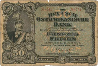 German East Africa 50 Rupien, 1905 image