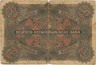 German East Africa 50 Rupien, 1905 reverse