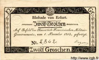 German States 12 Groschen, 1813 obverse