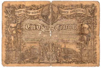 German States 1 Thaler, 1851 obverse