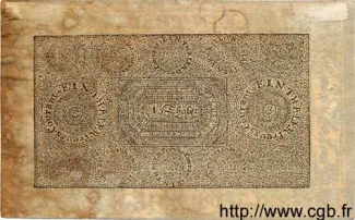 German States 1 Thaler, 1824 reverse