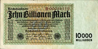 Germany 10.000.000.000.000 Mark, 1923 obverse