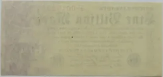 Germany 1.000.000.000.000 Mark, 1923 reverse