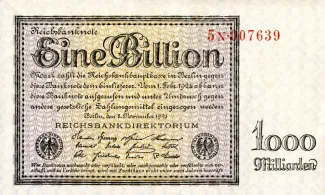 Germany 1.000.000.000.000 Mark, 1923 obverse