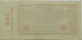 Germany 100.000.000.000 Mark, 1923 reverse