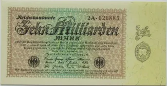 Germany 10.000.000.000 Mark, 1923 obverse