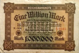 Germany 1.000.000 Mark, 1923 obverse