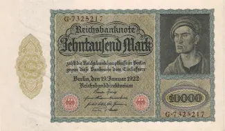 Germany 10.000 Mark, 1922 obverse