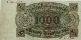 Germany 1.000 Reichsmark, 1924 reverse