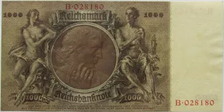 Germany 1.000 Reichsmark, 1936 reverse