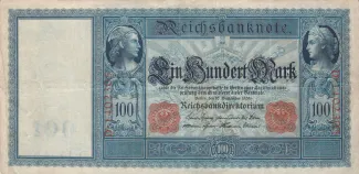 Germany 100 Mark, 1908-1910 obverse