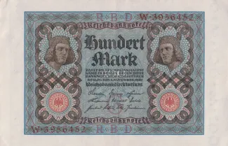 Germany 100 Mark, 1920 obverse