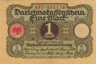 Germany 1 Mark, 1920 obverse