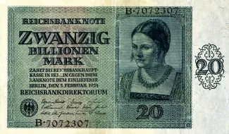 Germany 20.000.000.000.000 Mark, 1924 obverse