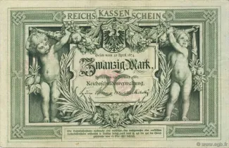 Germany 20 Mark, 1882 obverse