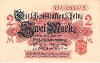 Germany 2 Mark, 1914 obverse