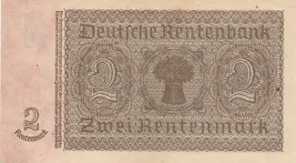 Germany 2 Rentenmark, 1937 reverse