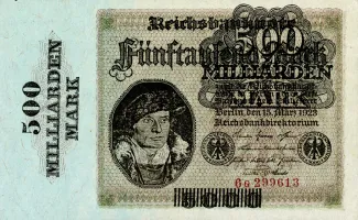 Germany 500.000.000.000 Mark, 1923 obverse