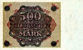 Germany 500.000.000.000 Mark, 1923 reverse