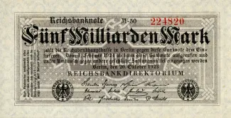 Germany 5.000.000.000 Mark, 1923 obverse