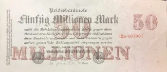 Germany 50.000.000 Mark, 1923 obverse