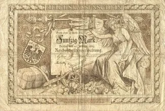 Germany 50 Mark, 1882 obverse