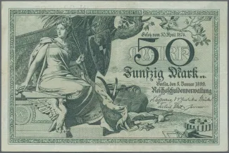 Germany 50 Mark, 1899 obverse