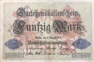 Germany 50 Mark, 1914 obverse