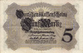 Germany 5 Mark, 1914 obverse