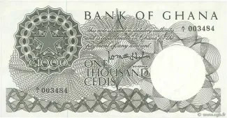 Ghana 1.000 Cedis, 1965 image
