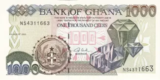 Ghana 1.000 Cedis, 2003 image