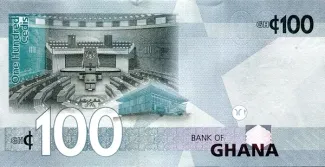 Ghana 100 Cedis, 2019-2022 reverse