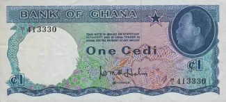 Ghana 1 Cedi, 1965 image