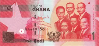 Ghana 1 Cedi, 2017 image