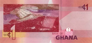 Ghana 1 Cedi, 2019-2022 reverse