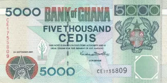 Ghana 5.000 Cedis, 2006 image