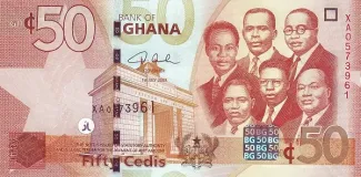 Ghana 50 Cedis, 2010 image