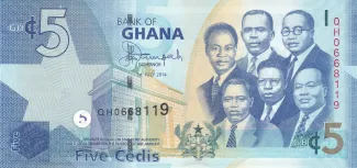 Ghana 5 Cedis, 2015 image