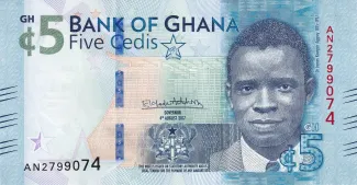 Ghana 5 Cedis, 2017 image
