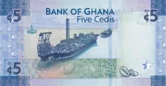 Ghana 5 Cedis, 2017 reverse