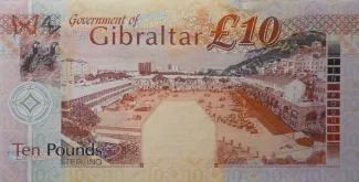 Gibraltar 10 Pounds - Elizabeth II, 2002 reverse
