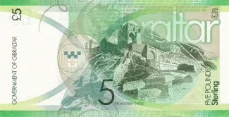 Gibraltar 5 Pounds - Elizabeth II, 2011 reverse