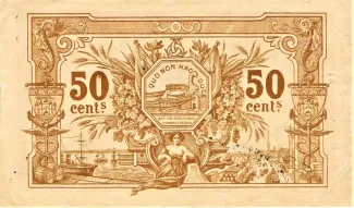 Gironde, Department of 50 Centimes, 1914 reverse