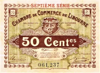 Gironde, Department of 50 Centimes, 1920 image