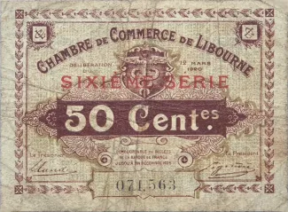 Gironde, Department of 50 Centimes, 1920 image
