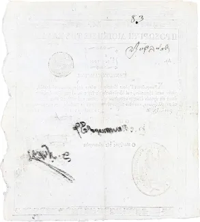Greece 100 Grosia, 1822 reverse