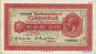 Grenada 2 Shillings, 1920 image