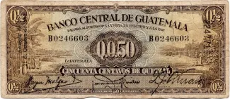 Guatemala 0.5 Quetzal, 1942 image