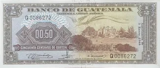 Guatemala 0.5 Quetzal, 1972 image